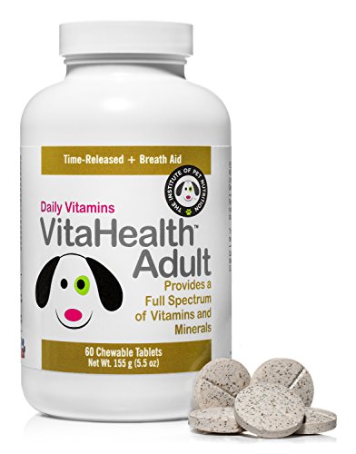Adult Dog Vitamins Supplement (Chewable) Nutritional  Natural Multivitamin   Small  Medium  Large Breeds   Boost Immune System  Joint  Skin  Coat Health   Made in USA