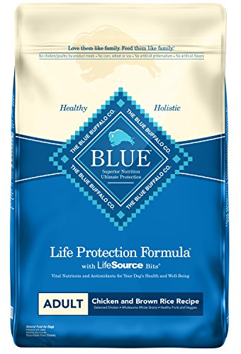 Blue Buffalo Life Protection Formula Natural Adult Dry Dog Food  Chicken Brown Rice 30-lb