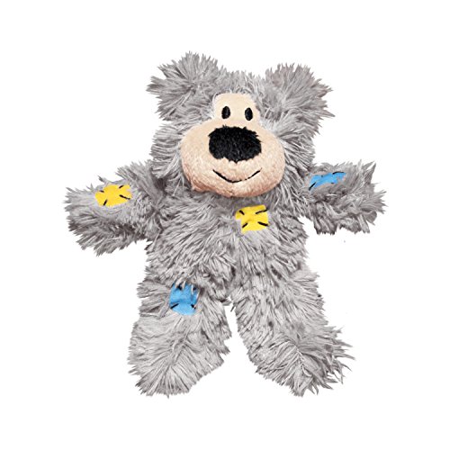 KONG Softies Patchwork Bear Catnip Toy