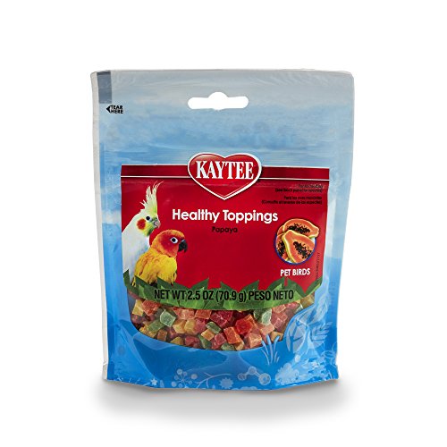 Kaytee Fiesta Healthy Toppings Papaya Bits for All Pet Birds  2 5-oz bag