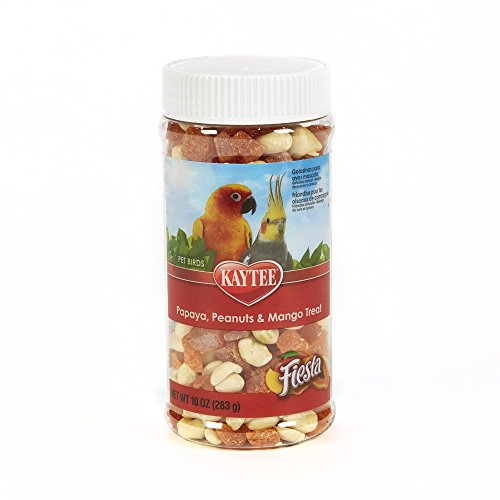 Kaytee Fiesta Papaya  Peanuts and Mango Treat for All Pet Birds  10-oz jar