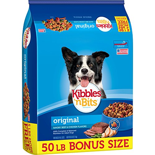 Kibbles 'n Bits Original Dry Dog Food Bonus Bag  50 lb