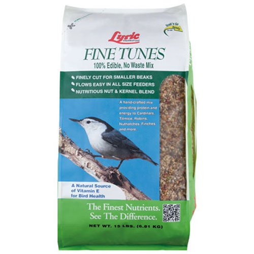 Lyric Bird Seed Fine Tunes No Waste Mix - 15 lb  bag