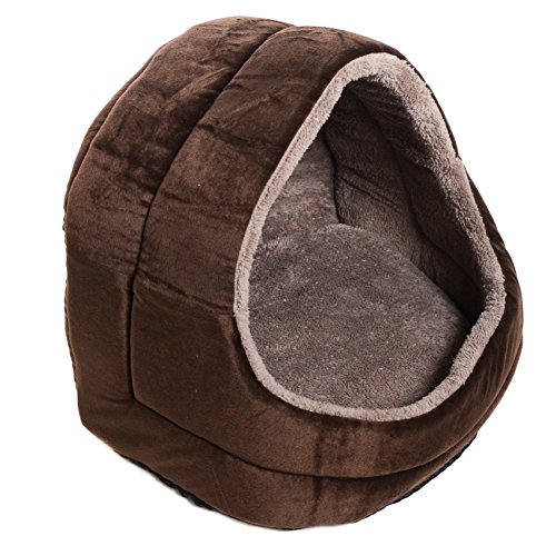 Milliard Premium Comfort Plush Cat Cave and Pet Bed - Small Size for Small Pets