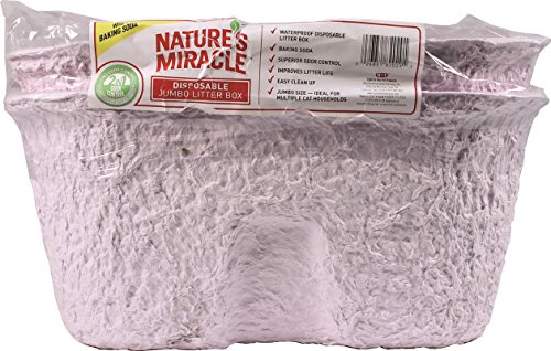 Nature's Miracle Disposable Litter Box  Jumbo  2-Pack