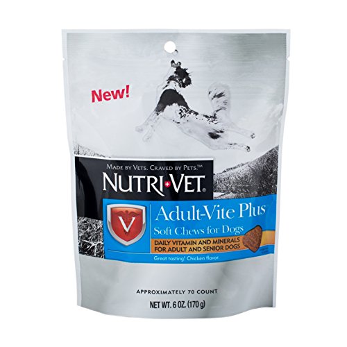 Nutri-Vet Multi-Vite Soft Chews for Dogs  6-Ounce
