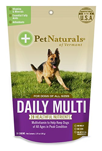 Pet Naturals of Vermont - Daily Multi for Dogs  Multivitamin Formula  30 Bite-Sized Chews