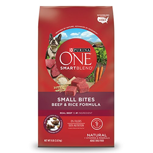 Purina ONE SmartBlend Small Bites Beef   Rice Formula Dry Dog Food