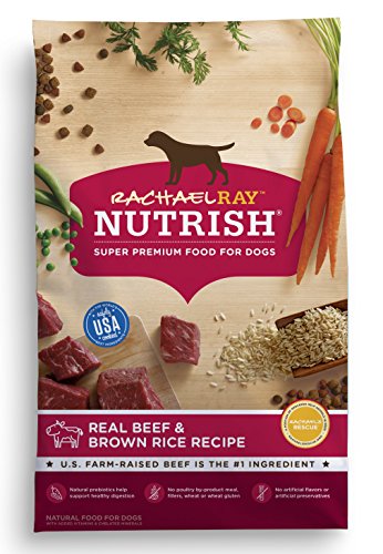 Rachael Ray Nutrish Natural Dry Dog Food Real Beef Brown Rice Recipe 14 lbs