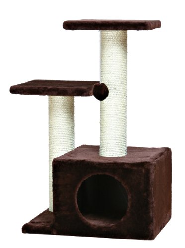 TRIXIE Pet Products Valencia Cat Tree  Chocolate Brown