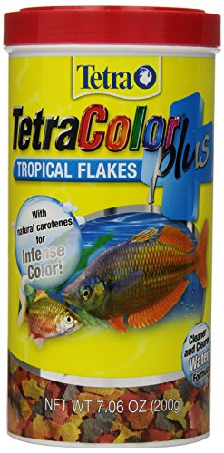 Tetra TetraColor PLUS Tropical Fish Flakes  7 06-Ounce
