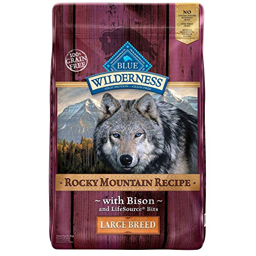 BLUE Wilderness Blue Buffalo Rocky Mountain Recipe Large Breed Adult Bison Dry Dog Food  22 lbs