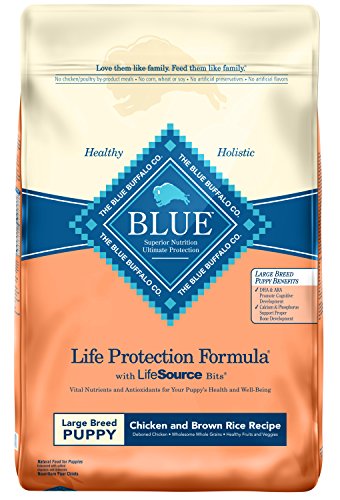 Blue Buffalo Life Protection Formula Natural Puppy Large Breed Dry Dog Food  Chicken and Brown Rice 30-lb