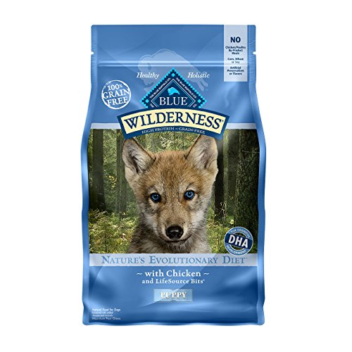 Blue Buffalo Wilderness High Protein Grain Free  Natural Puppy Dry Dog Food  Chicken 11-lb