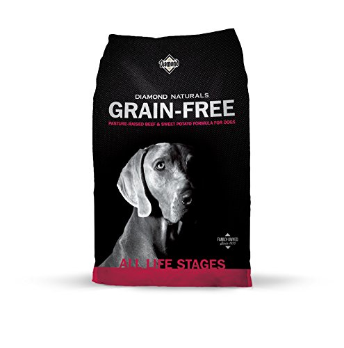 Diamond Naturals Grain Free Real Meat Recipe Premium Dry Dog Food with Real Pasture Raised Beef 28lb