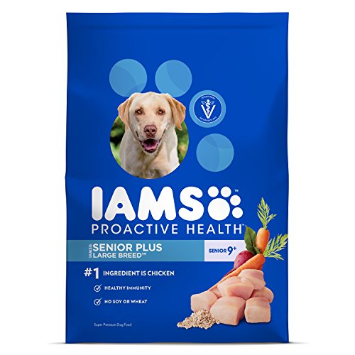IAMS PROACTIVE HEALTH Large Breed Senior Plus Premium Dry Dog Food (1) 26 2 Pound Bag  Veterinarians Recommend IAMS  Chicken Is  1 Ingredient (Discontinued by Manufacturer)