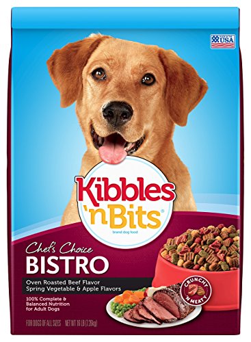 Kibbles 'n Bits Bistro Oven Roasted Beef Flavor Dry Dog Food  16-Pound