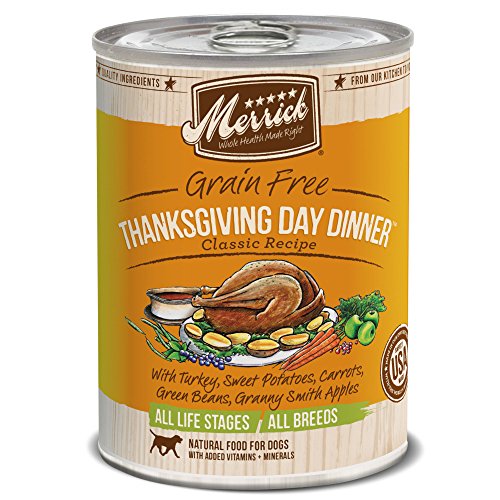 Merrick Classic Grain Free Thanksgiving Day Dinner Wet Dog Food 13 2 oz Case of 12 Cans
