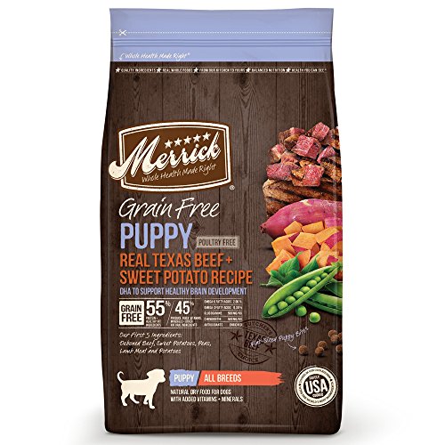 Merrick Grain Free Beef Sweet Potato Dry Dog Food 25 lbs