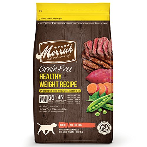 Merrick Grain Free Healthy Weight Recipe Dry Dog Food 25 lbs
