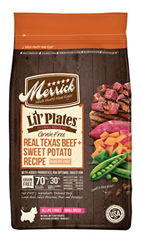 Merrick Lil Plates Grain Free Small Breed Recipe 4-Pound Beef