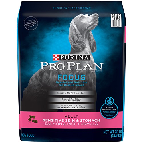 Purina Pro Plan Focus Focus Adult Sensitive Skin   Stomach Salmon   Rice Formula Adult Dry Food - (1) 30 lb  Bag