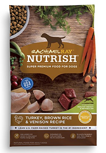 Rachael Ray Nutrish Natural Dry Dog Food Turkey Brown Rice Venison Recipe 26 lb