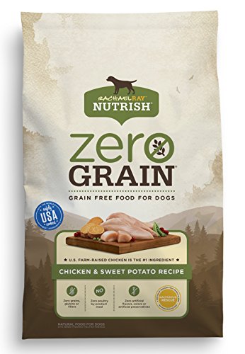 Rachael Ray Nutrish Zero Grain Natural Dry Dog Food Grain Free Chicken Sweet Potato 28 lbs